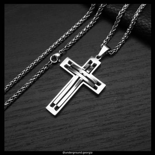 Stainless Steel Cross Necklace