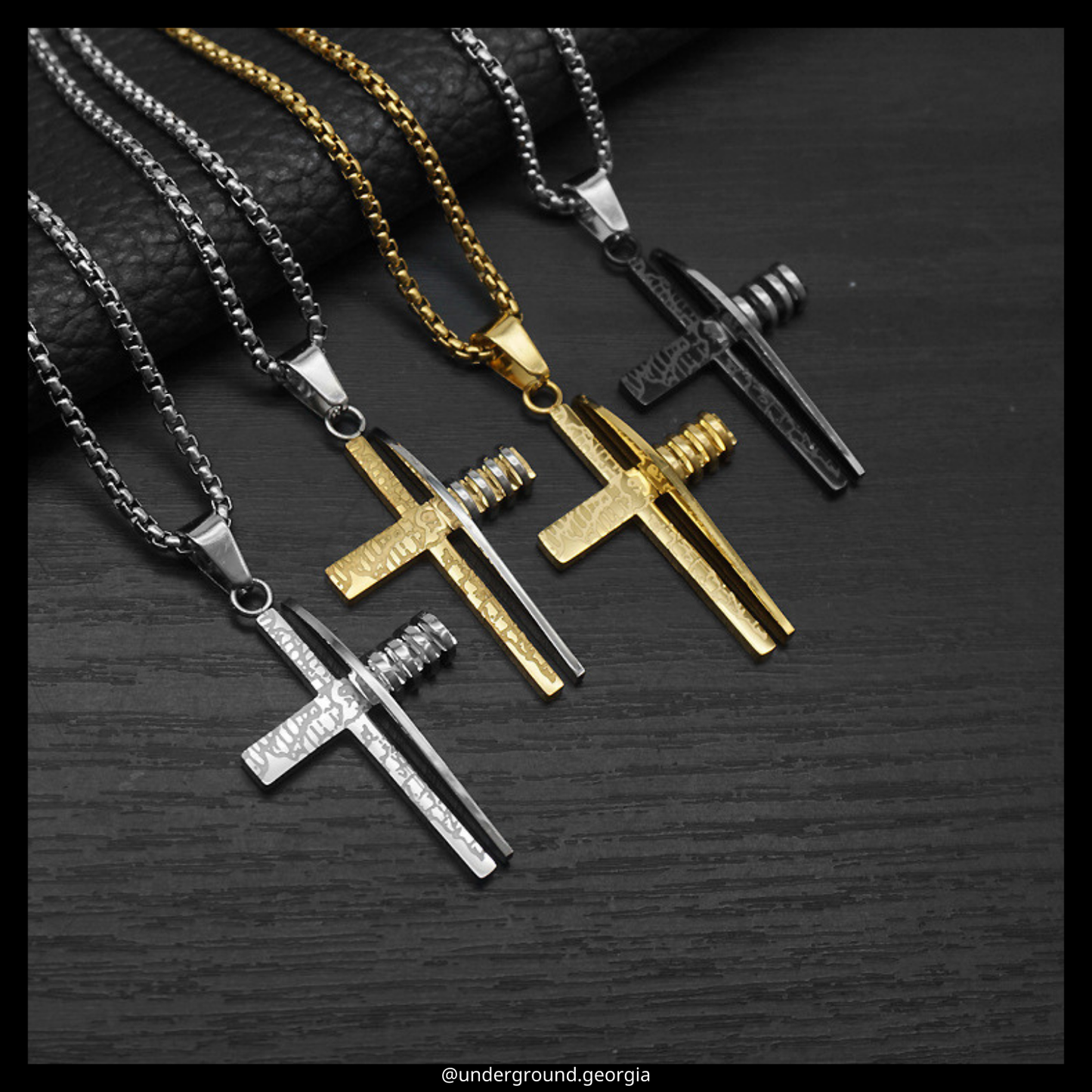 Stainless Steel Cross Necklace
